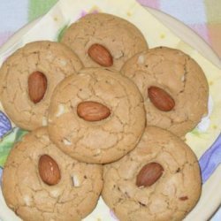 Triple Almond Cookies (Vegan) recipe