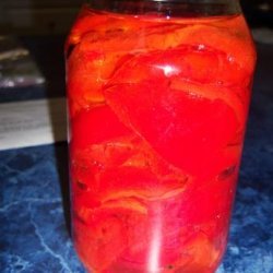 Roasted Red Capsicum recipe