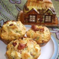 Bacon, Spinach and Feta Muffin Loaf recipe