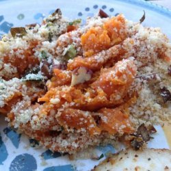 Sweet Potato Gratin With Pecan-Crumb Topping recipe