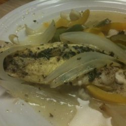 Lemon-Infused Fish and Vegetables recipe