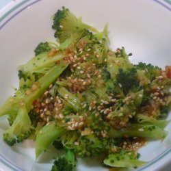 Sesame Garlic Broccoli   S-C-J recipe