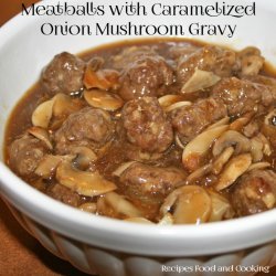 Meatballs With Mushroom Gravy recipe