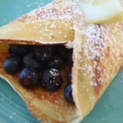 Norwegian Blueberry Breakfast Crepes recipe