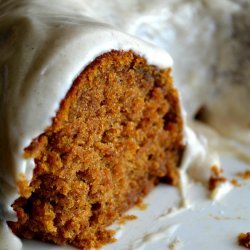 Pumpkin Spice Cake With Cream Cheese Frosting recipe