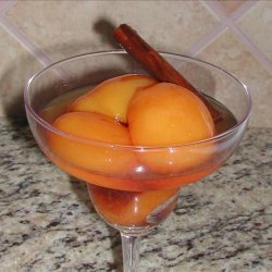 Grandma Mary's Kahlua Spiced Peaches recipe