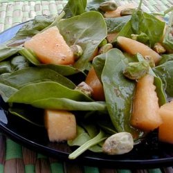 Cantaloupe Spinach Salad recipe