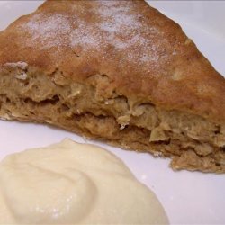 Gingerbread Scones with Lemon Breakfast Cream recipe