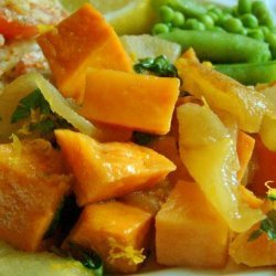 Baked Sweet Potato with Apples recipe
