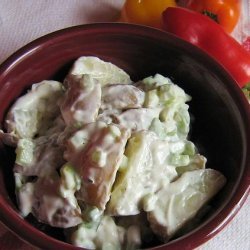 Yogurt and Sour Cream Potato Salad recipe