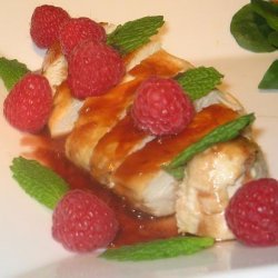 Chicken Breasts With Raspberry-Balsamic Sauce recipe