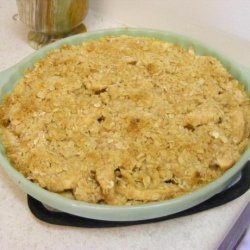 Oatmeal Topped Apple Pie recipe