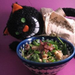 Chickpea, Bacon and Butter Bean Salad recipe