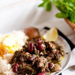 Persian Stew - Gormeh Sabzi recipe
