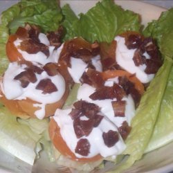Stuffed Apricot Salad for One recipe