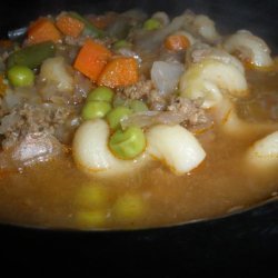 Bam's Beefy Cabbage Vegetable Soup recipe
