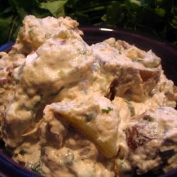 Salmon & Cilantro Potato Salad recipe