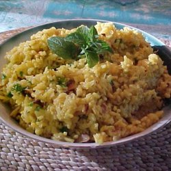 Golden Pineapple Rice recipe