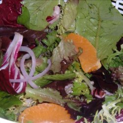 Emeril's Spinach, Orange and Candied Almond Salad recipe