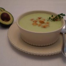 Crema De Aguacate -- Cream of Avocado Soup (South America) recipe
