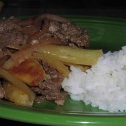 Lomo Saltado (Peruvian Beef and Potato Stir Fry) recipe