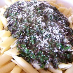 Provencal Pasta With Basil and Anchovy recipe