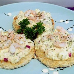Shrimp and Dill Canapes recipe