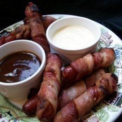Smoky BBQ Bacon-Wrapped Dogs recipe