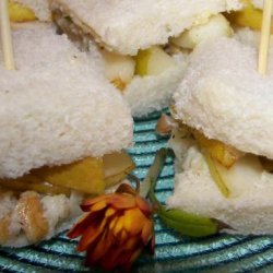 Stilton, Pear and Walnut Tea Sandwiches recipe