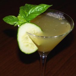 Cucumber Basil Martini recipe