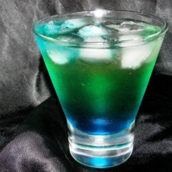 Alien Urine Sample (Halloween Cocktail) recipe