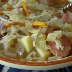 Polish Sausage and Cabbage Soup recipe