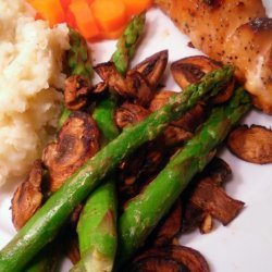 Asparagus and Mushroom Saute recipe