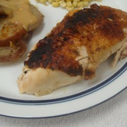 Roasted Herbed Chicken With Potatoes and Creamy Lemon Sauce recipe