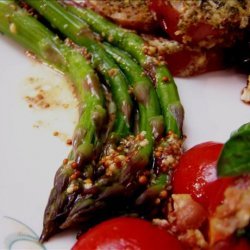 Asparagus With Mustard Dressing recipe