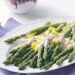 Asparagus With Almonds recipe