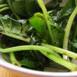 Vegetarian Wilted Spinach recipe