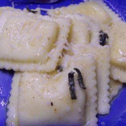 Ravioli With Brown Butter and Sage Sauce recipe