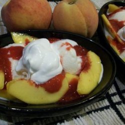 Peach Melba for 2 recipe
