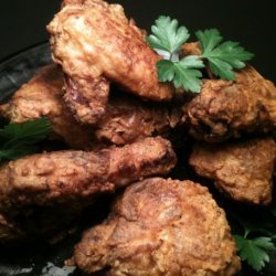 Paula Dean's Spicy Buttermilk Fried Chicken recipe