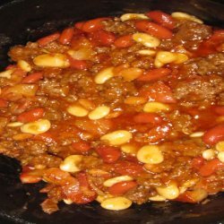 Three Bean Hotdish recipe