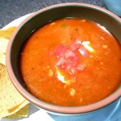Somersizing Chicken Enchilada Soup recipe