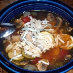 Low Carb Crock Pot Italian Vegetable Soup recipe