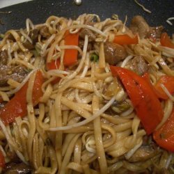 Spicy Orange Lamb and Noodle Stir-Fry recipe