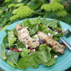 BBQ Chicken With Greek Salad recipe