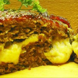 Spinach-Cheese Stuffed Meatloaf recipe