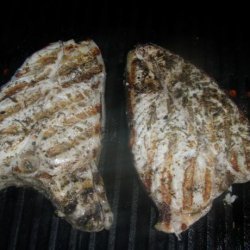 Grilled Halibut Steaks recipe