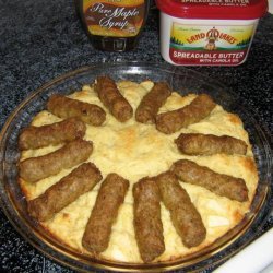 Sausage/Apple Baked Pancake recipe