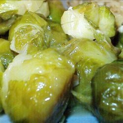 Cider Braised Brussels Sprouts recipe