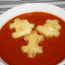 Tomato Fennel Soup With Garlic Croutons recipe